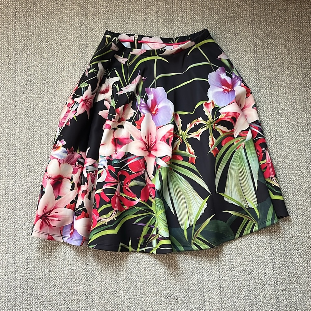 Ted Baker floral skirt